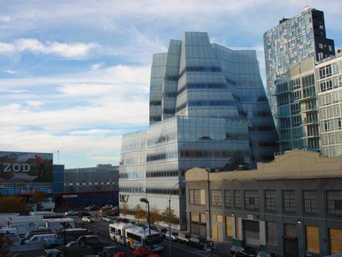 Glass building in NYC.