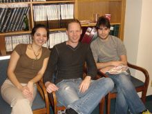 Naira Rezende, Drs. Kristian Laursen and Ramon Amat