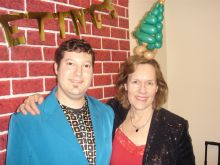 Todd the "Balloon Guy" and Dr. Lorraine Gudas