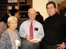 Students and faculty enjoy Holiday Party 2011.