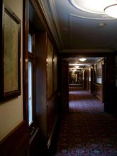 View of an antique hallway.