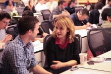 Dominic Johnson and Dr. Silvia Moore Dominic Johnson and Dr. Silvia Moore