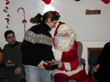 Students and faculty enjoy Holiday Party 2003.