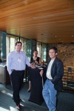 Dr. Anthony Sauve, Kerry Victor, and Dr. Timothy Hla