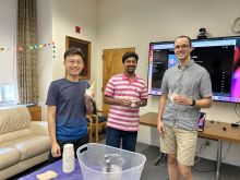 Postdocs enjoying the Ice Cream!