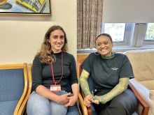 Millie Unti and Ife Akano