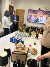Reception after special seminar 