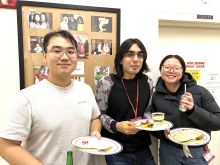 Chenge, Andrew and lab colleague