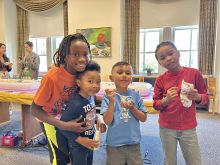 Lizette and Aileen's Little ones: Ayden, Elijah, Dustin and Isaiah