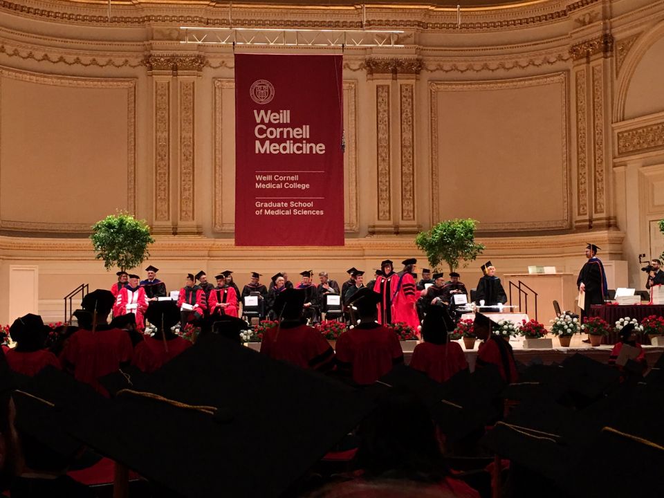 Commencement Ceremony at Carnegie Hall, May 31, 2018