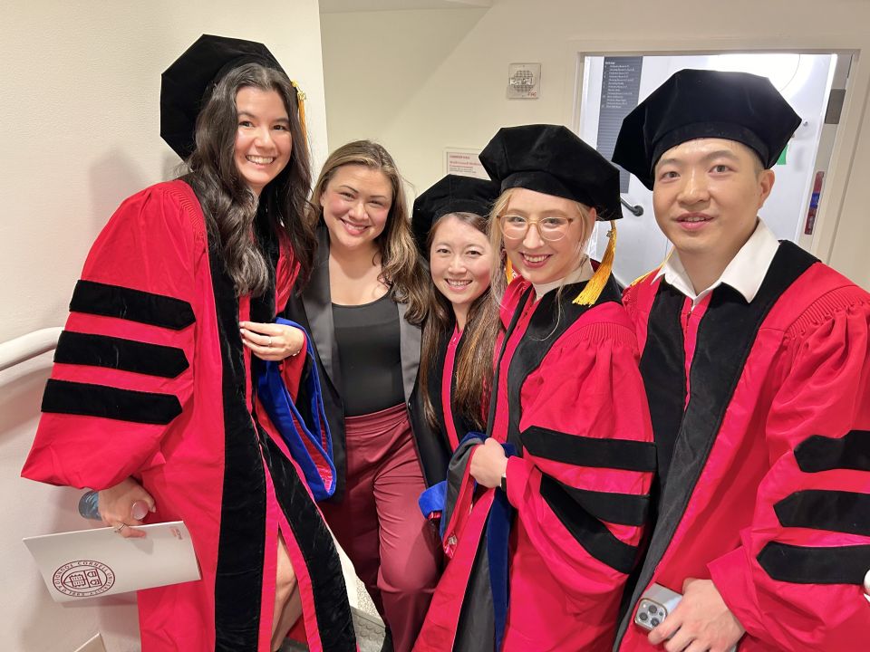Chloe from Neuroscience, Aileen, Shelley, Melissa and Winson
