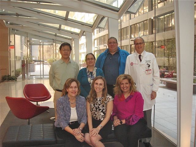 Students at Minton thesis defense.