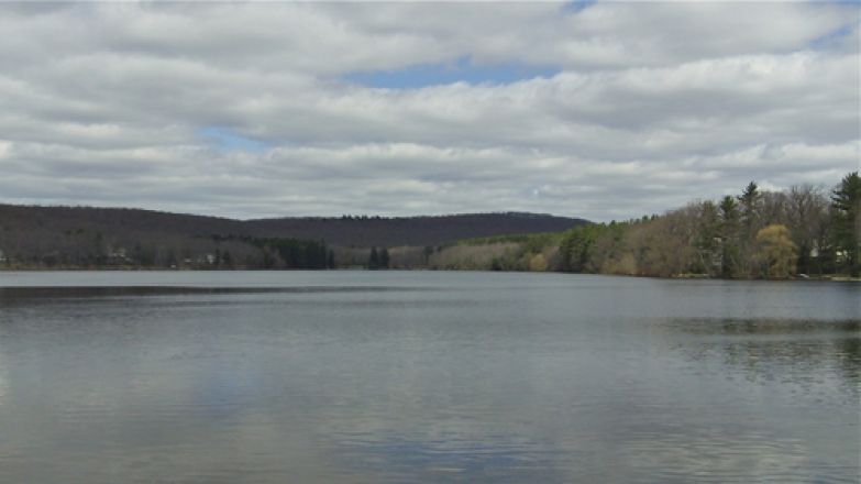 View of an empty beach. View of an empty beach.