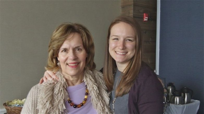 Dr. Gudas and Abby Horstmann Dr. Gudas and Abby Horstmann