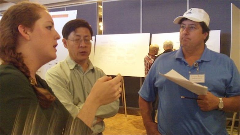 Emily Mercer, Dr. Yueming Li and Dr. Anthony Sauve Emily Mercer, Dr. Yueming Li and Dr. Anthony Sauve