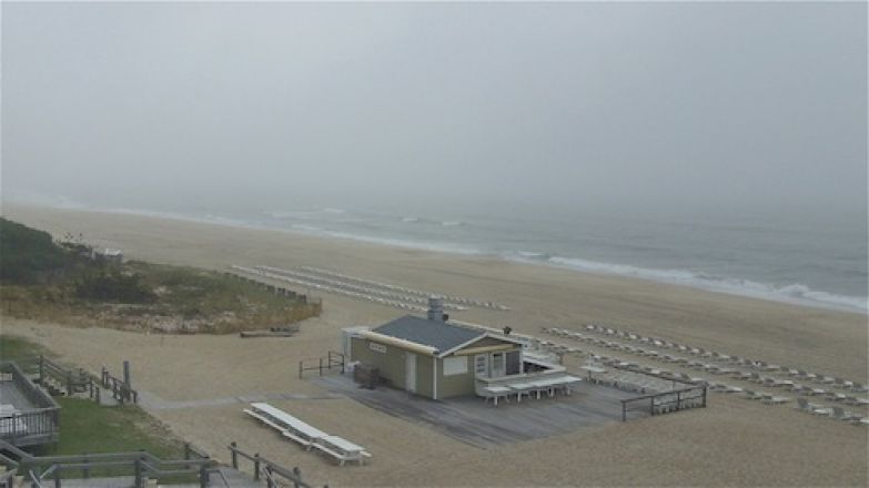 View of an empty beach. View of an empty beach.