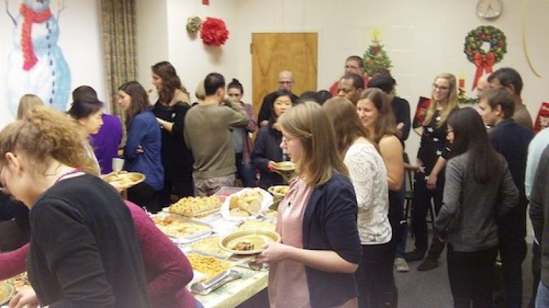 Attendees at 2015 Holiday Party.