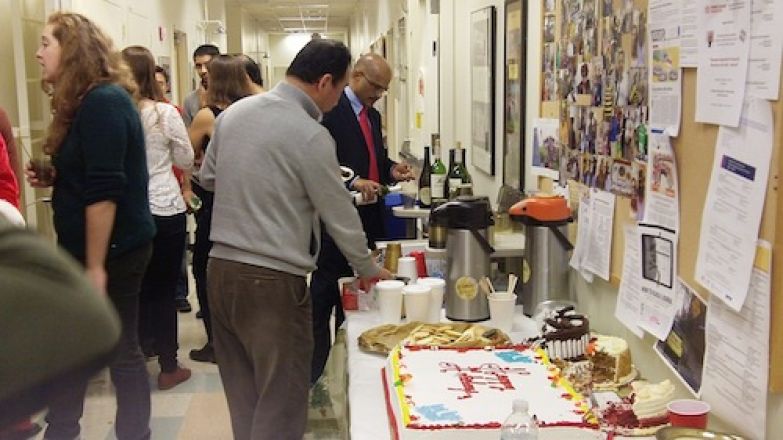 Attendees at 2015 Holiday Party.