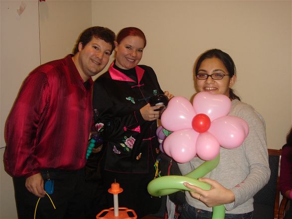 Students and faculty enjoy Holiday Party 2008.