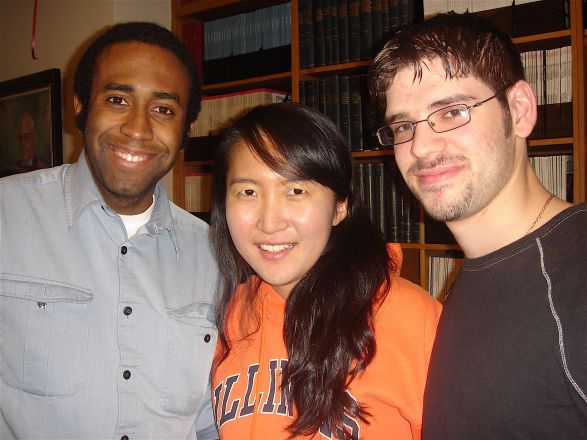 Students and faculty enjoy Holiday Party 2008.