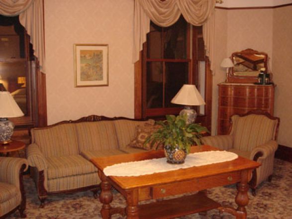 Interior of a room.