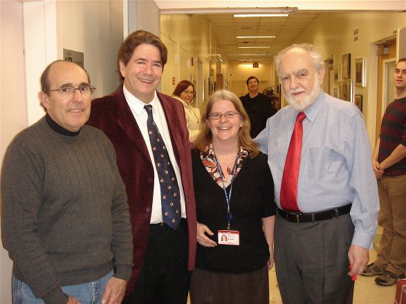 Jim Pellegrino, Drs. John Wagner, Ann Foley and Roberto Levi Jim Pellegrino, Drs. John Wagner, Ann Foley and Roberto Levi