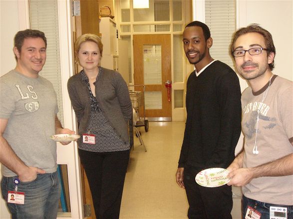 Dr. Ramiro Almeida, Olga R. Willis, Adam Belachew and Dr. Mike Cohen