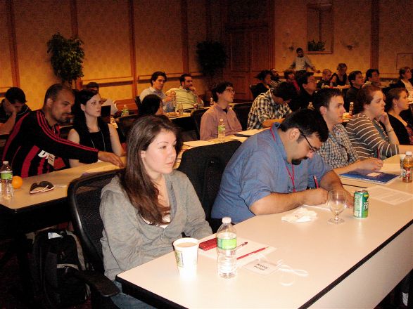 1st row: students: Kerry Purtell, Eric Salazar, Dominic Johnson, Emily Mercer, and Pamela Wille