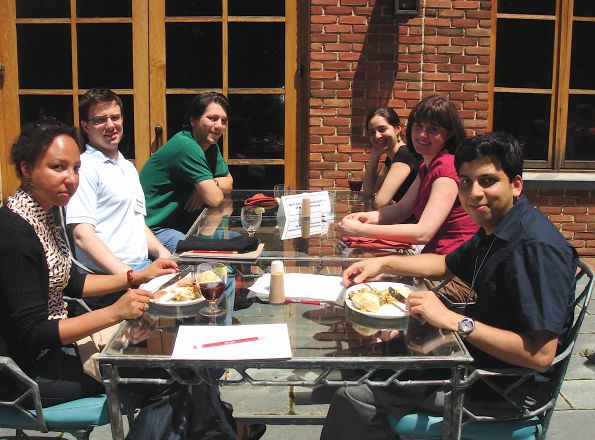 Drs. Dilhas, Maciej Walczak, Luca Cartegni, students Naira Rezende, Kasia Marcinkiewicz