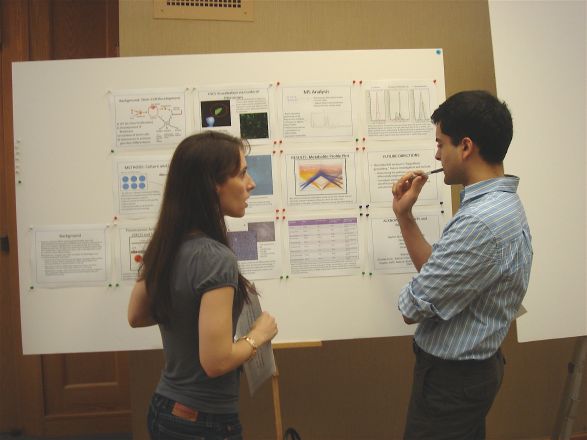 Student Stephanie Cordato and Dr. Samie Jaffrey Student Stephanie Cordato and Dr. Samie Jaffrey