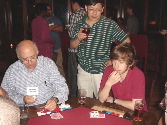 Drs. Charles Inturrisi and Yueming Li, and Student Joel Schrock