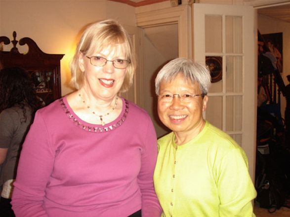 Barbara Inturrisi and Dr. Hazel Szeto