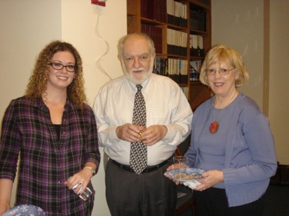 Students and faculty enjoy Holiday Party 2011.