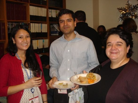 Students and faculty enjoy Holiday Party 2011.