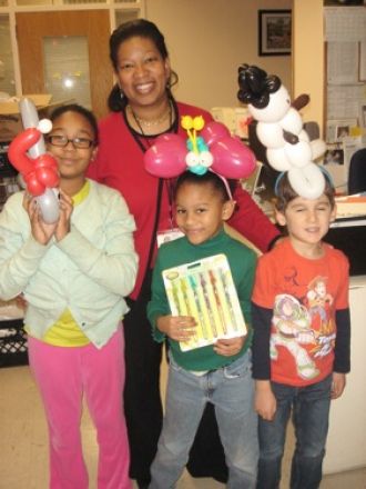 Students and faculty enjoy Holiday Party 2011.