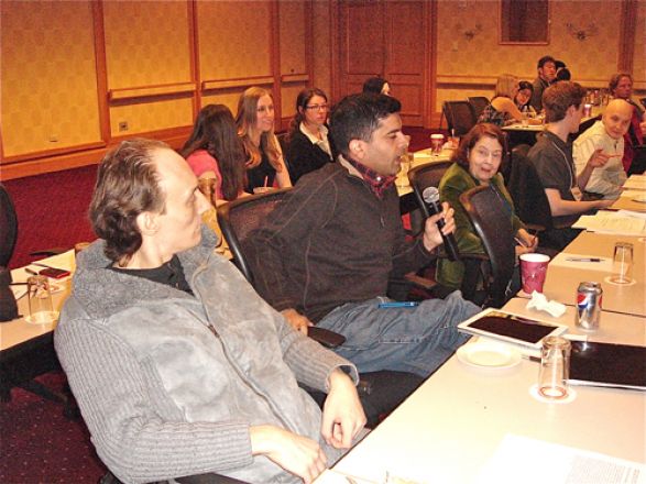 Marjan Bozinoski, Dr. Samie Jaffrey and Dr. Arleen Rifkind