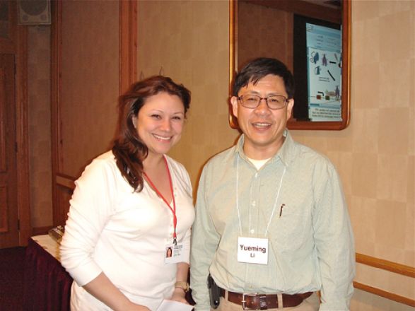 Aileen Ibagon and Dr. Yueming Li Aileen Ibagon and Dr. Yueming Li