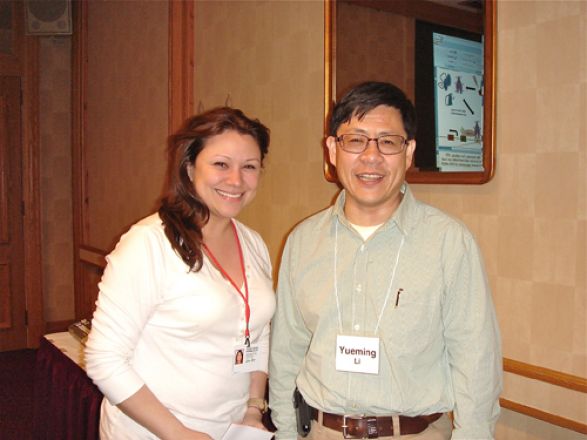 Aileen Ibagon and Dr. Yueming Li