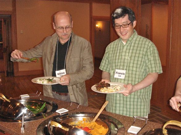 Drs. Miklos Toth and Francis Lee Drs. Miklos Toth and Francis Lee