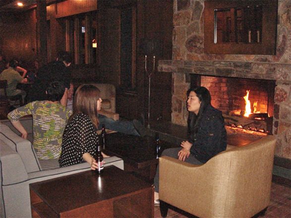 Enjoying the fire Enjoying the fire