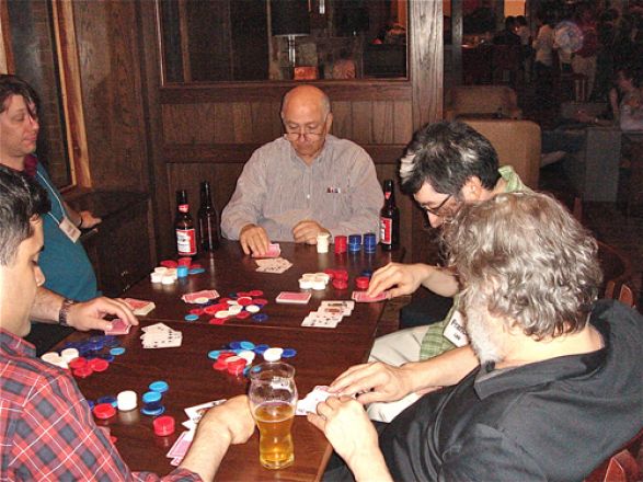Group playing cards. Group playing cards.