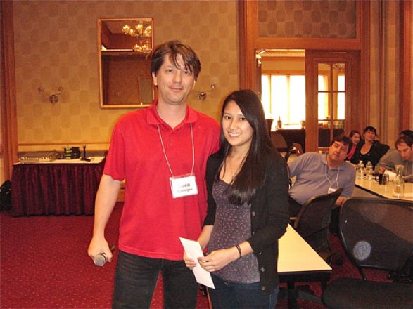 Dr. Luca Cartegni and Alyssa Verano Dr. Luca Cartegni and Alyssa Verano