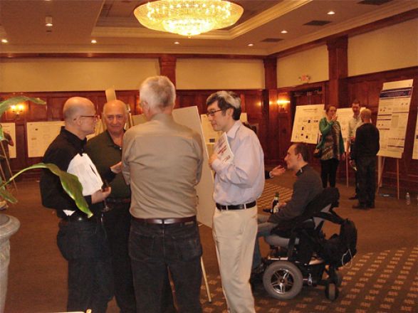 Front: Drs. Miklos Toth, Charles Inturrisi, Jochen Buck and Francis Lee