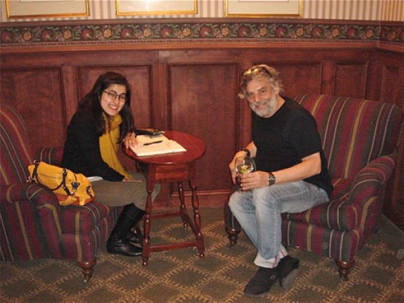 Julia Silveira and Dr. Steven Gross Julia Silveira and Dr. Steven Gross