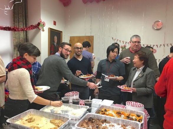 Attendees at 2016 Holiday Party.