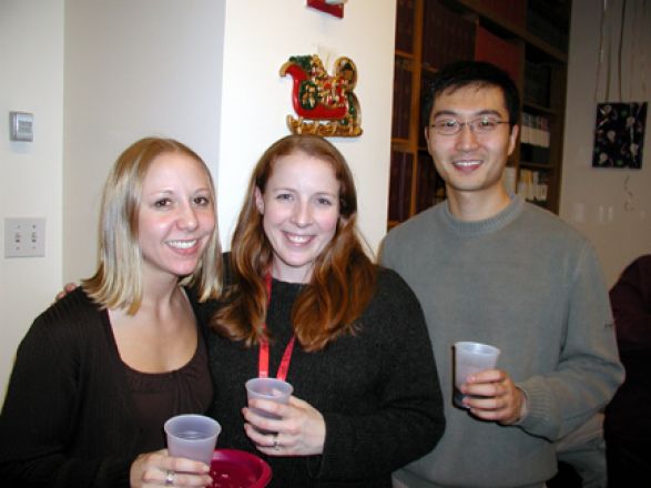 Students and faculty enjoy Holiday Party 2004.