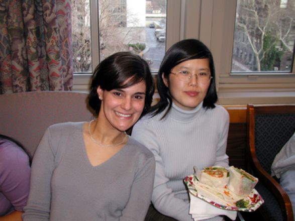 Students and faculty enjoy Holiday Party 2004.