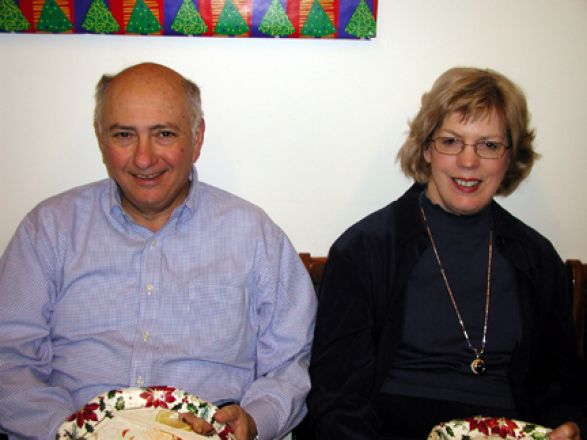 Students and faculty enjoy Holiday Party 2004.