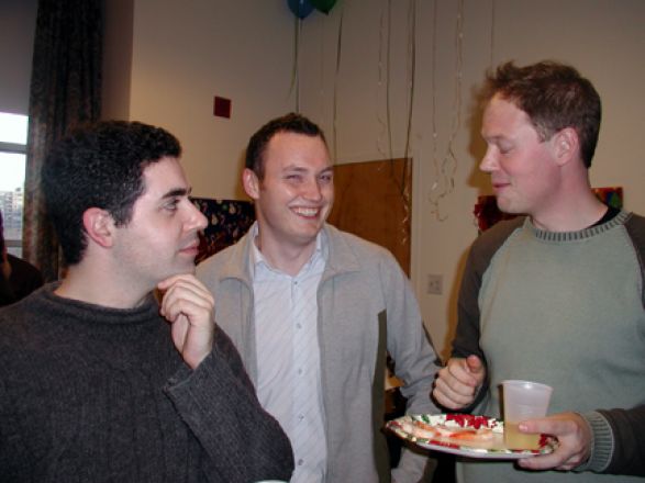 Students and faculty enjoy Holiday Party 2004.