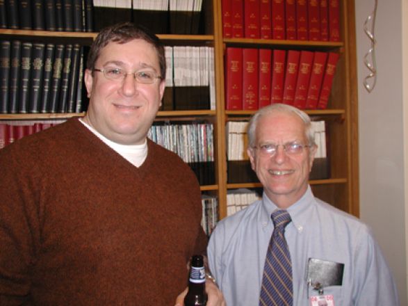 Students and faculty enjoy Holiday Party 2004.